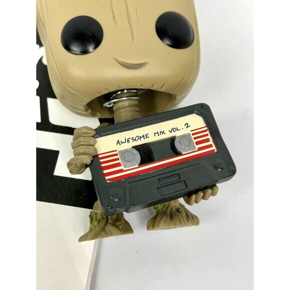 Funko Pop! Baby Groot With Mix Tape 260 Collectors Corps Loose Vaulted Figure - Picture 8 of 11